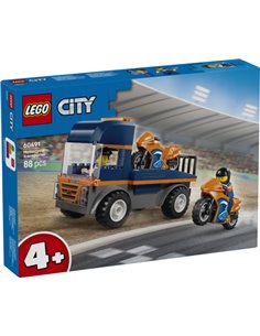 LEGO CITY 60491 - LE TRANSPORTEUR DE MOTOS