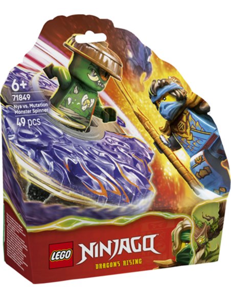 LEGO NINJAGO 71849 - NYA CONTRE LA TOUPIE DU MONSTRE ELEMENTAIRE