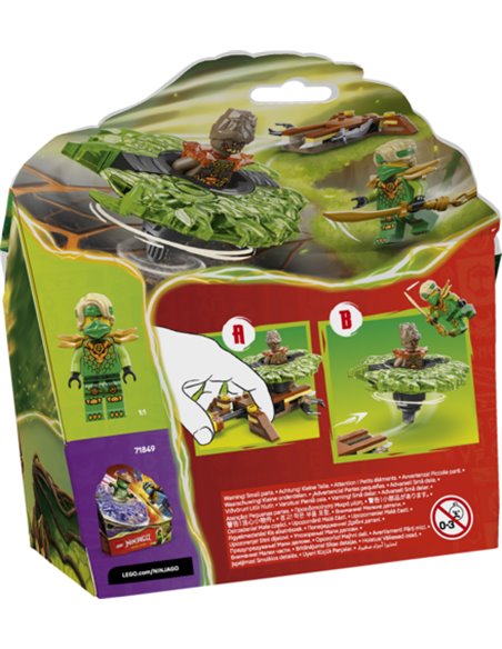 LEGO NINJAGO 71850 - LLOYD CONTRE LA TOUPIE DU MONSTRE ELEMENTAIRE