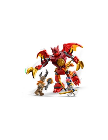 LEGO NINJAGO 71851 - PACK DE COMBAT : LE ROBOT DRAGON DE KAI