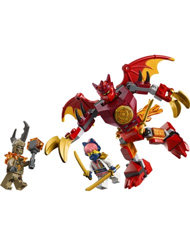 LEGO NINJAGO 71851 - PACK DE COMBAT : LE ROBOT DRAGON DE KAI