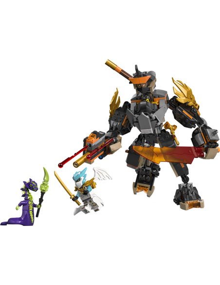LEGO NINJAGO 71854 - LA MISSION DU ROBOT COLE ET DU DRAGON ZANE