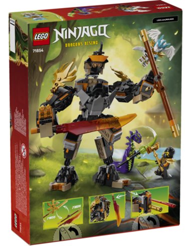 LEGO NINJAGO 71854 - LA MISSION DU ROBOT COLE ET DU DRAGON ZANE