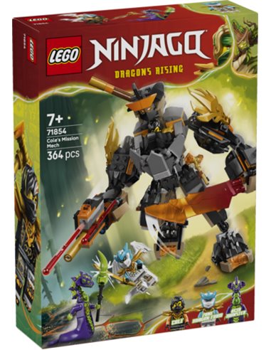 LEGO NINJAGO 71854 - LA MISSION DU ROBOT COLE ET DU DRAGON ZANE