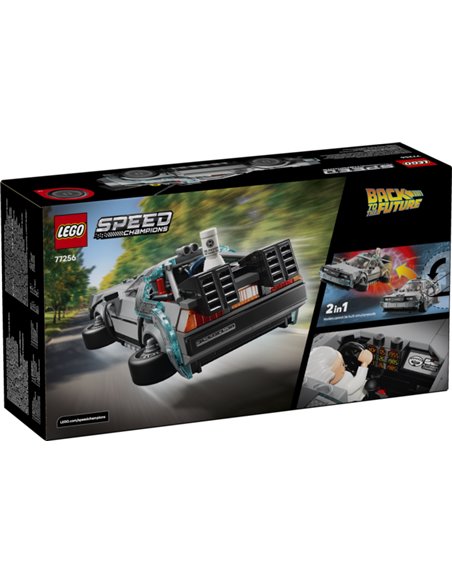LEGO SPEED CHAMPIONS - RETOUR VERS LE FUTUR 77256 LA MACHINE A REMONTER LE TEMPS