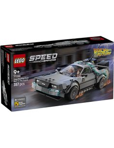 LEGO SPEED CHAMPIONS - RETOUR VERS LE FUTUR 77256 LA MACHINE A REMONTER LE TEMPS
