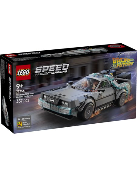 LEGO SPEED CHAMPIONS - RETOUR VERS LE FUTUR 77256 LA MACHINE A REMONTER LE TEMPS