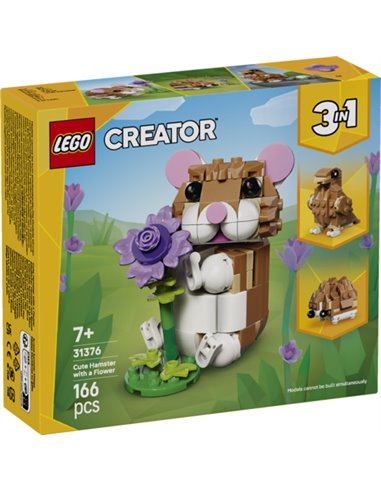 LEGO CREATOR 31376 - L’ADORABLE HAMSTER ET LA FLEUR