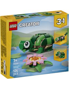 LEGO CREATOR 31377 - LA TORTUE ET LA FLEUR DE NENUPHAR