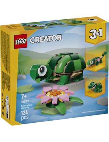 LEGO CREATOR 31377 - LA TORTUE ET LA FLEUR DE NENUPHAR