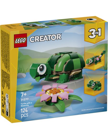 LEGO CREATOR 31377 - LA TORTUE ET LA FLEUR DE NENUPHAR