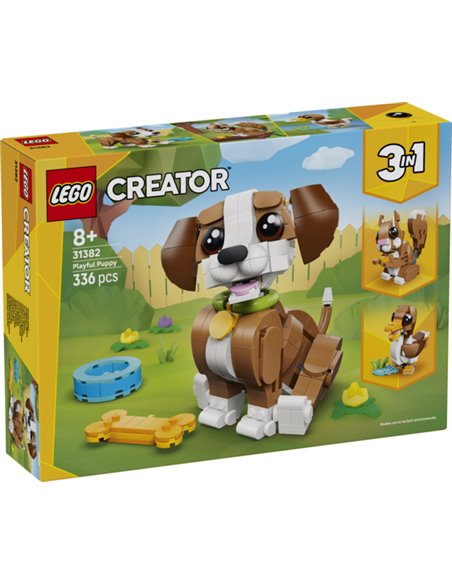 LEGO CREATOR 31382 - LES ADORABLES ANIMAUX : LE CHIOT JOUEUR