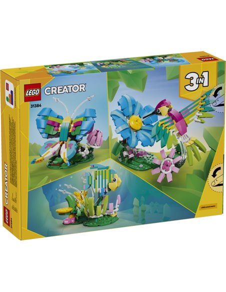 LEGO CREATOR 31384 - ANIMAUX SAUVAGES : LE COLIBRI COLORE