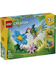 LEGO CREATOR 31384 - ANIMAUX SAUVAGES : LE COLIBRI COLORE