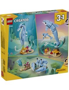 LEGO CREATOR 31385 - ANIMAUX MARINS : LES BEAUX DAUPHINS 2