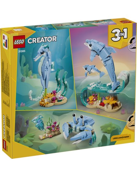 LEGO CREATOR 31385 - ANIMAUX MARINS : LES BEAUX DAUPHINS