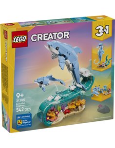 LEGO CREATOR 31385 - ANIMAUX MARINS : LES BEAUX DAUPHINS