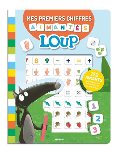 MON AVENTURE AIMANTÉE - MES PREMIERS CHIFFRES AIMANTÉS LOUP