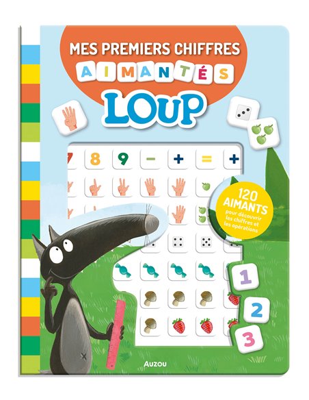 MON AVENTURE AIMANTÉE - MES PREMIERS CHIFFRES AIMANTÉS LOUP