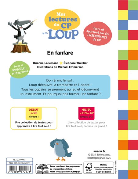 MES LECTURES DU CP AVEC LOUP - EN FANFARE !