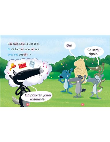 MES LECTURES DU CP AVEC LOUP - EN FANFARE !