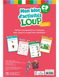 MON BLOC D'ACTIVITÉS LOUP - CP 2