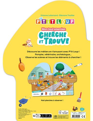 P'TIT LOUP - MON TOUT PREMIER CHERCHE ET TROUVE - LES MÉTIERS