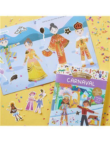 MES 500 AUTOCOLLANTS CRÉATIFS - CARNAVAL