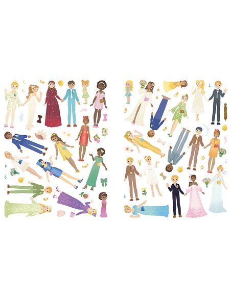 MES 500 AUTOCOLLANTS CRÉATIFS - MARIAGES DE RÊVE