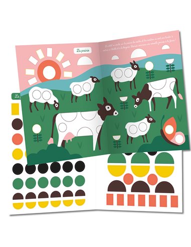 MES TOUT PREMIERS AUTOCOLLANTS - 500 PREMIÈRES GOMMETTES FORMES - FERME