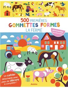MES TOUT PREMIERS AUTOCOLLANTS - 500 PREMIÈRES GOMMETTES FORMES - FERME