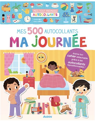 MES TOUT PREMIERS AUTOCOLLANTS - 500 AUTOCOLLANTS MA JOURNÉE
