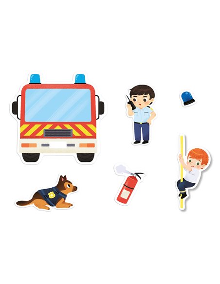 MES TOUT PREMIERS AUTOCOLLANTS - MES 500 AUTOCOLLANTS POLICE ET POMPIERS 
