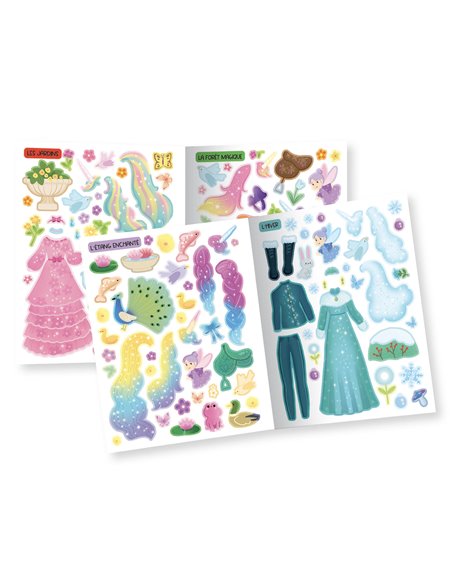 MES 500 AUTOCOLLANTS CRÉATIFS - LICORNES ET PRINCESSES