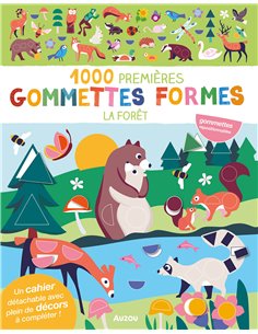 MES TOUT PREMIERS AUTOCOLLANTS - 1000 PREMIÈRES GOMMETTES FORMES FORÊT