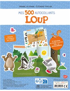 MES TOUT PREMIERS AUTOCOLLANTS - MES 500 AUTOCOLLANTS LOUP 2