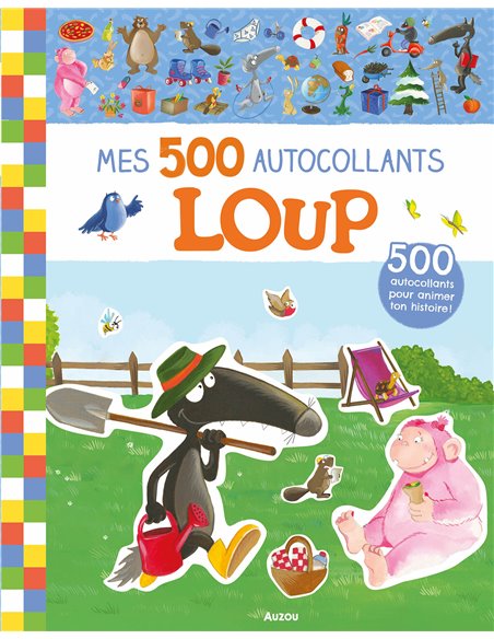 MES TOUT PREMIERS AUTOCOLLANTS - MES 500 AUTOCOLLANTS LOUP