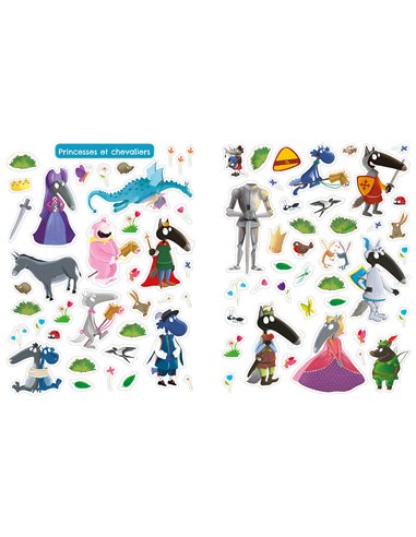 MES TOUT PREMIERS AUTOCOLLANTS - MES 500 AUTOCOLLANTS FANTASTIQUES LOUP
