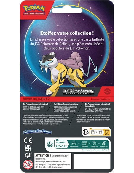 Pokémon : pack 2 boosters janvier 26