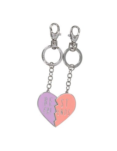 TOPModel Set de porte-clés coeur BFF