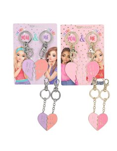 TOPModel Set de porte-clés coeur BFF
