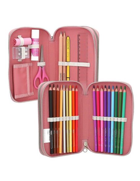 TOPModel trousse 2 compartiments HEART TO HEART