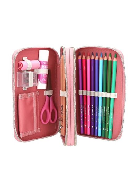 TOPModel trousse 2 compartiments HEART TO HEART