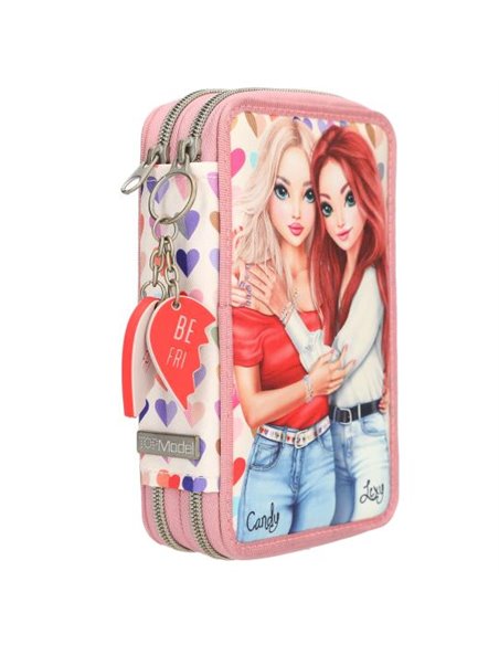 TOPModel trousse 2 compartiments HEART TO HEART