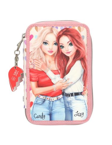 TOPModel trousse 2 compartiments HEART TO HEART