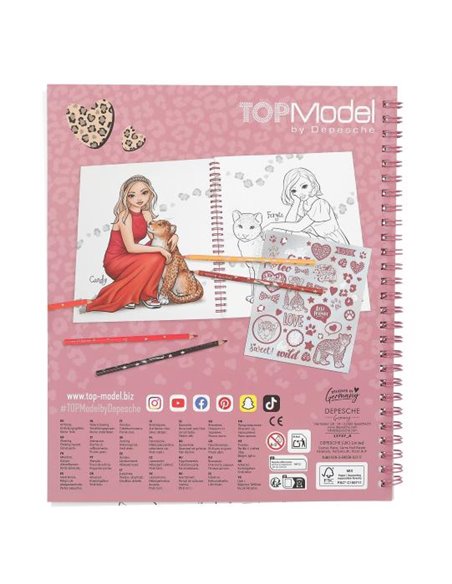 TOPModel Livre de coloriage LEOHEART
