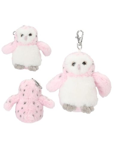 SNUKIS Pendentif en peluche Hibou