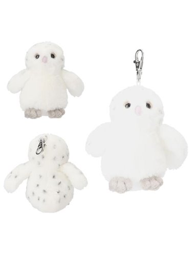 SNUKIS Pendentif en peluche Hibou