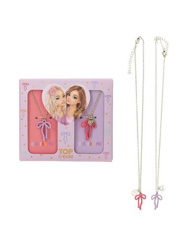 TOPModel Set de colliers BFF avec noeud