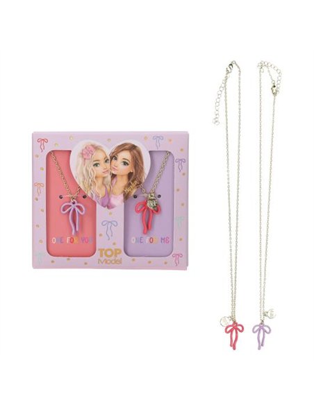 TOPModel Set de colliers BFF avec noeud